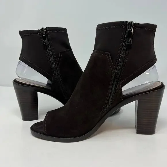 Donald J Pliner Women's Kleo Open Toe Ankle Bootie Size 9M Brown - Picture 9 of 13